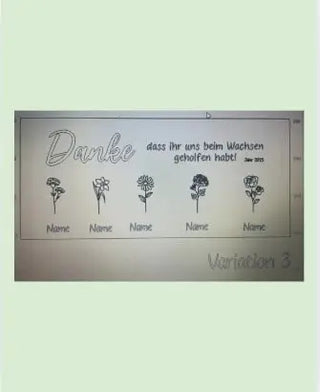 Persönliches Geschenk Kindergarten