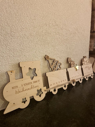 Adventkalender aus Holz