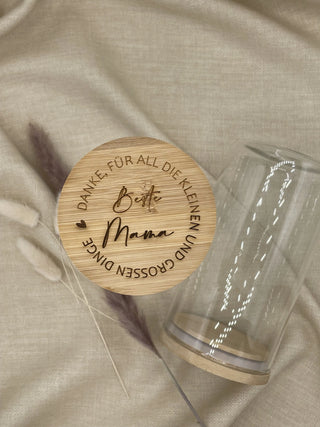 Dekorative Vorratsdose Glas – 