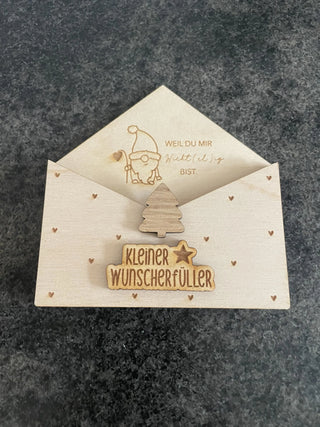 Briefchen Weihnachten für Gutscheinkarten oder Geldgeschenk