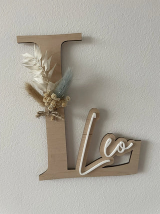 Buchstaben Türschild