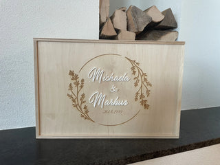Hochzeitsgeschenk Erinnerungsbox