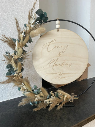 Hochzeitsloop - Aufsteller - Handwerkstueck Shop