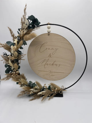 Hochzeitsloop - Aufsteller - Handwerkstueck Shop