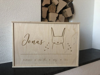 Erinnerungskiste aus Holz zur Geburt - Ein lebensbegleitendes Geschenk - Handwerkstueck Shop