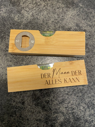 Wasserwagge Flaschenöffner