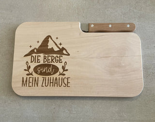 Jausenbrett mit Gravur