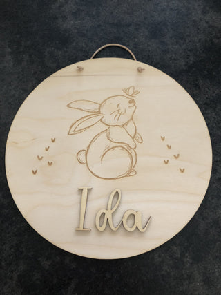Kindertürschild mit Name

