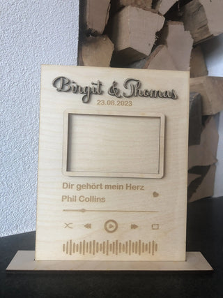 Song Aufsteller personalisiert
