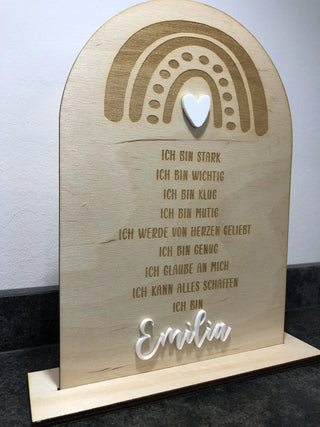 Geschenk mit Name Schule