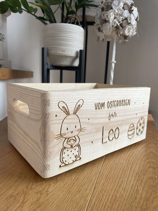 Holzkiste Ostern