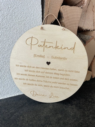 Geschenk Patenkind personalisiert