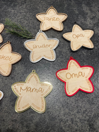 personalisierter Christbaumschmuck