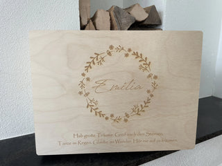 Taufbox mit Name