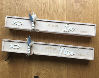 Taufkerzenbox personalisiert